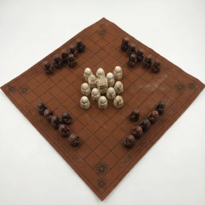 Hnefatafl - jeu d'échec viking - fond blanc