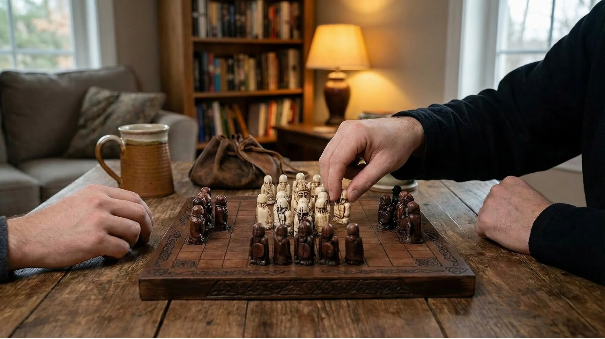 jeu Hnefatafl (échecs vikings)